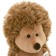 Soft toy "Hedgehog Kolyunchik" with a knot, 15 cm