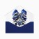Gift envelope “Happy New Year!”, Blue bow, software, embossing, 19 x 9.5 cm, New Year
