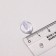 A plug for the icon, d = 1.1 cm, (set 10 pcs.), The color is transparent