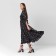 Women's dress Mist Flower Midi, r.48, black