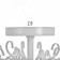 Economic Service Luxury Luxury 10x40W E14, white 59x59x50 cm