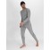 Thermal underwear is male, size 46-48, the color is light gray