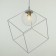 Lamp Bayerlux 2467/1wt E27 40W White 25x25x25-125 cm