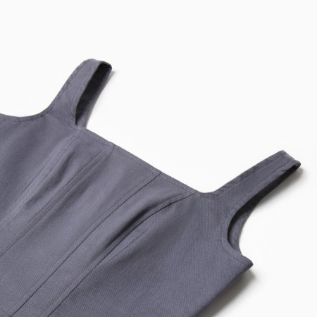 Top female denim Mist: Denim R.46, graphite-4