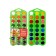 Watercolor honey 24 colors, ZHK "Flower", without a brush, a green plastic case, 27421677