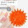 Massage ALYTOP "Hedgehog", D = 6 cm, 29 g, color orange color