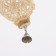 Bird nest with a bell, 13 x 28 cm, vine