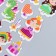 Plastic sticker voluminous "visiting the fairy tale" MIX 10x20 cm