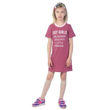 Baby dress, height 128 cm, raspberry color