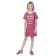 Baby dress, height 128 cm, raspberry color
