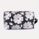 Cosmetic bag with lightning, black color