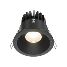 The built-in lamp Technical DL034-2-L12B, 12W, 8.5x8.5x8.5 cm, LED, 890LAM, 3000K, black color black