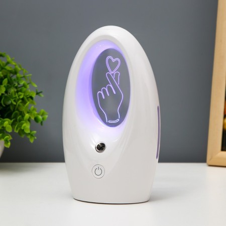 Night with a moisturizer "Lier" LED 7 colors USB white 11x7x18 cm Risalux-2