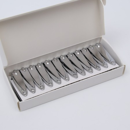 Kusachki - Mesipser manicure, 5.5 cm, packing 24 pcs in a box, silver color-5