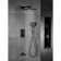 The shower system Vincea NEXT VSFW-1N3TMB, built-in, thermostat, tropical shower, black