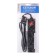 Network filter 5Bites SP4B-218 4S, 4 sockets, 1.8 m, 10 A, 3x0.75 mm2, with off., Black