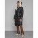 Coat insulated winter female, size 48, black color