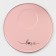 Coffee steam ceramic “love”, 3 objects: mug 200 ml, saucer d = 20 cm, spoon h = 14 cm, pink color
