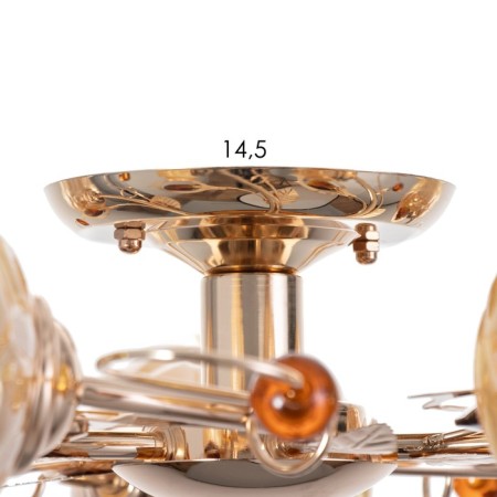 Agnes chandelier 5x40W E27 Gold Model: 2600546-7