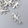 Decor for creativity Metal "Lizard" silver 2.3x1.2 cm