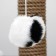 Double clawberry for kittens on a stand, jute, 30 x 28 x 32 cm, Dalmatian