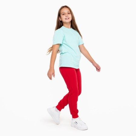 Pants for the girl, dark red color, height 158-1