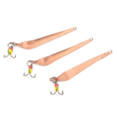 Vertical spinning "Yaman" catchy with the tee, size 45 mm, 3 g, color copper-1