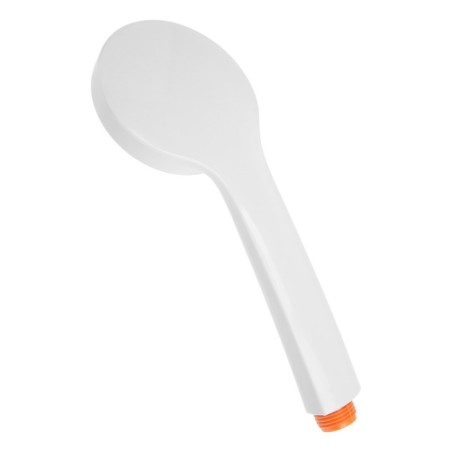 Shower watering can Zein Z0208, 1 mode, plastic, white color with an orange insert-4