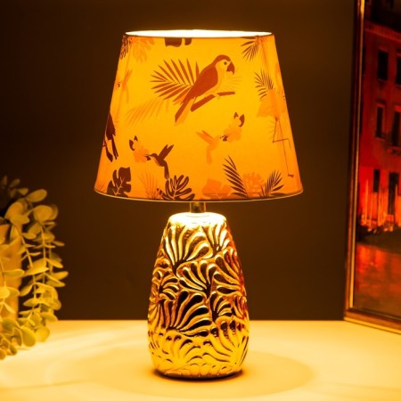 Bird's table lamp E14 15W gold 20x20x33 cm Risalux-2