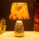 Bird's table lamp E14 15W gold 20x20x33 cm Risalux