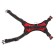 Shleka K7 soft reflective, size XL, OG 74-92 cm, weight 28-47.5 kg, red