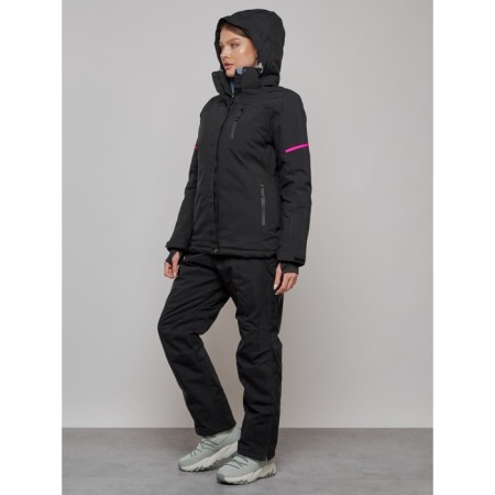 Ski suit female, size 42, black color-22