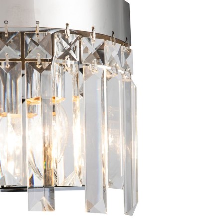 Bra Indigo, 12026/2W Chrome. 2x40W, E14, 220x100x190 mm, transparent color-1
