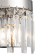 Bra Indigo, 12026/2W Chrome. 2x40W, E14, 220x100x190 mm, transparent color