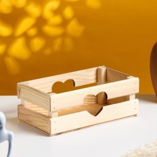 Wooden Kashpo 24.5 × 13.5 × 9 cm 