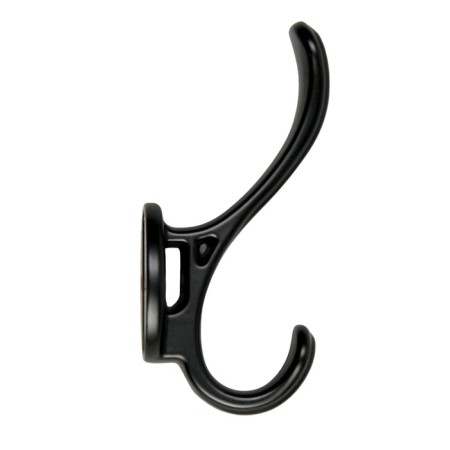 Furniture hook Cappio Wave, two -rod, black-3