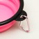 Silicone bowl, folding, 350 ml, 13 cm, pink