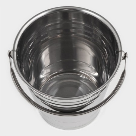 A stainless steel bucket “Classic”, 18.5 × 17.5 × 16 cm-3