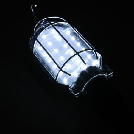 A portable LEAZon Lighting LED lamp with a switch, 10W, 24LED, 10 m, black-3