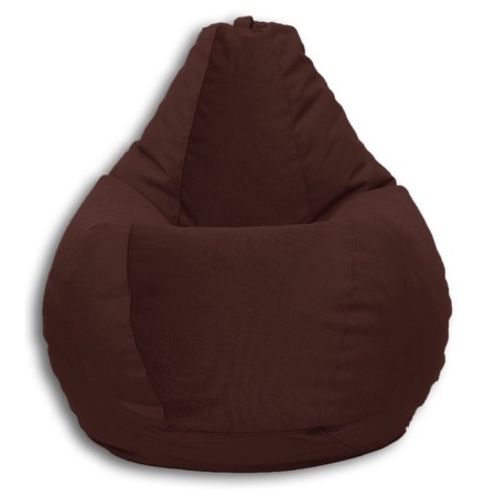 The hand-bag “Pear” is positive Real a, size XL, diameter 95 cm, height 125 cm, velor, brown color