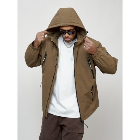 Male spring jacket, size 50, brown color-10