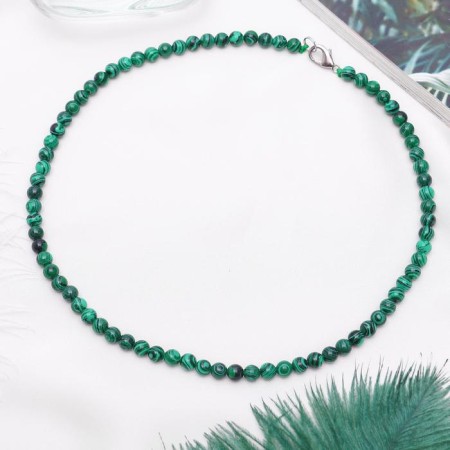 Beads ball No. 6 "Malachite", 45 cm