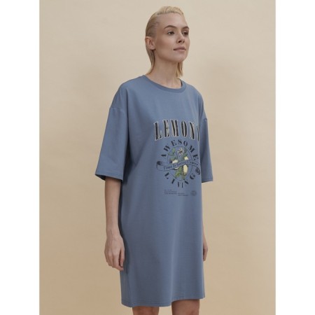 Women's dress, size m, jeans color-1