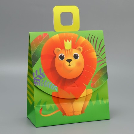 Gift package with a mold valve, packaging, “Lion”, 23 x 27 x 11.5 cm-1