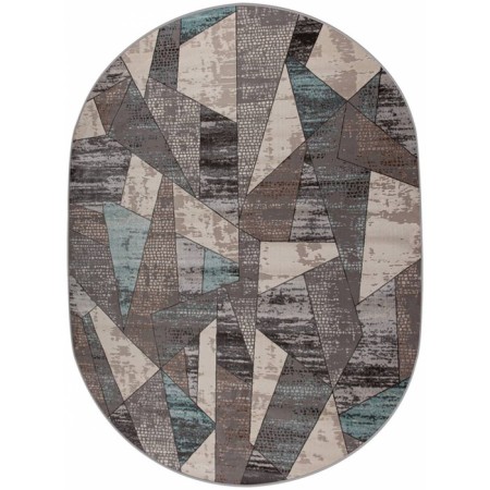 Oval carpet Avon 36854A, size 150x230 cm