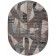 Oval carpet Avon 36854A, size 150x230 cm