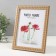 Photo frame plastic 15x20 cm "Extended rhombus made of wood" 17x22 cm