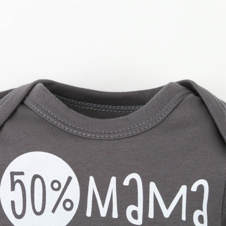 Body crumb I "100% I", gray, height 68-74 cm-1