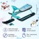 Snow -champion "Timka Sport 2 + Dinosaur", TS2 +/D, Blue Color