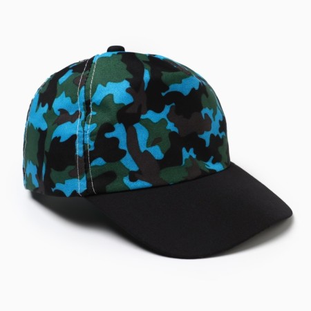 Ketka children's minku "camouflage" color green-blue, size 44-46